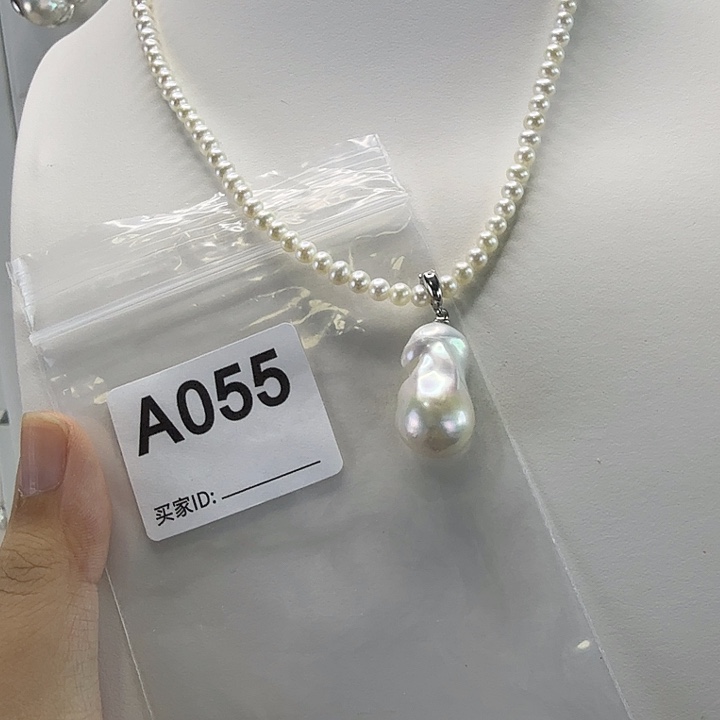 吊坠(不含链)合金淡水珍珠