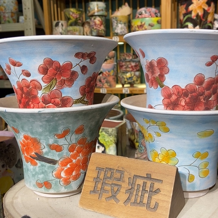 红陶景德镇艺术手绘作品