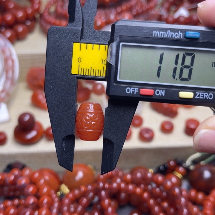 南红玛瑙未镶嵌手链回纹