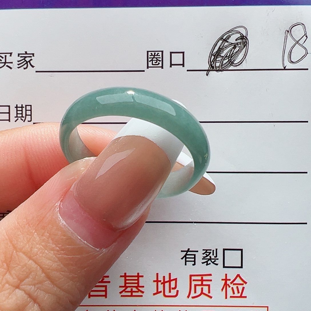 未镶嵌戒指翡翠用****草戒指