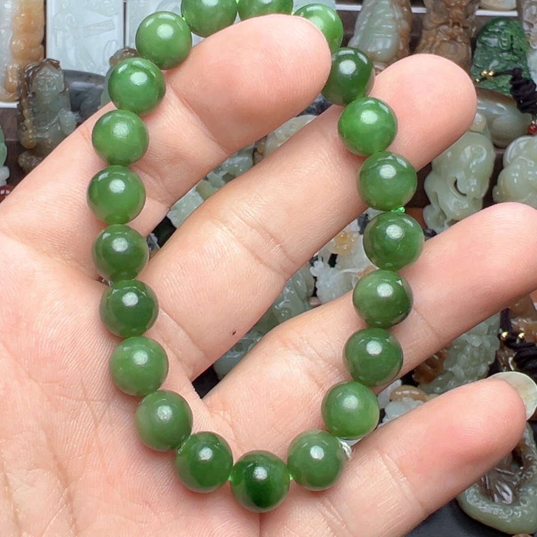 和田玉未镶嵌手链