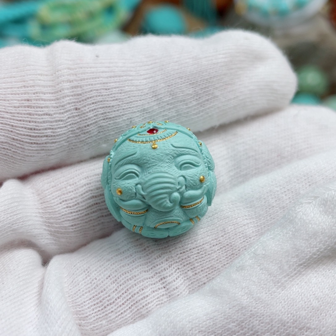 绿松石珠宝奇石未镶嵌