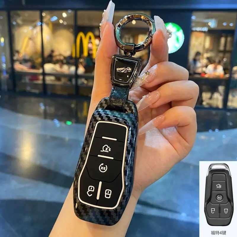 【8号】福特野马钥匙套福克斯蒙迪欧金牛座锐际锐界探险者翼虎