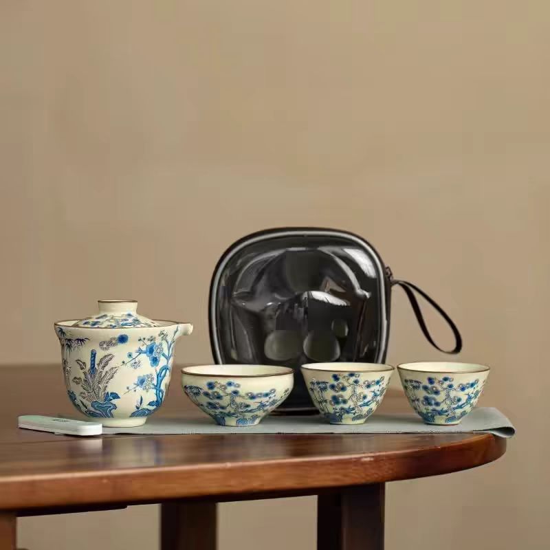 G110岁寒三友便捷旅行茶具