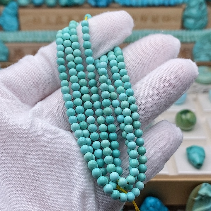 绿松石珠宝奇石未镶嵌辣**a