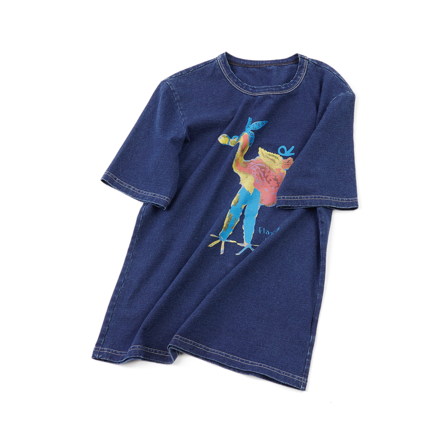 【彩绘火烈鸟短袖】DT5ZA0416