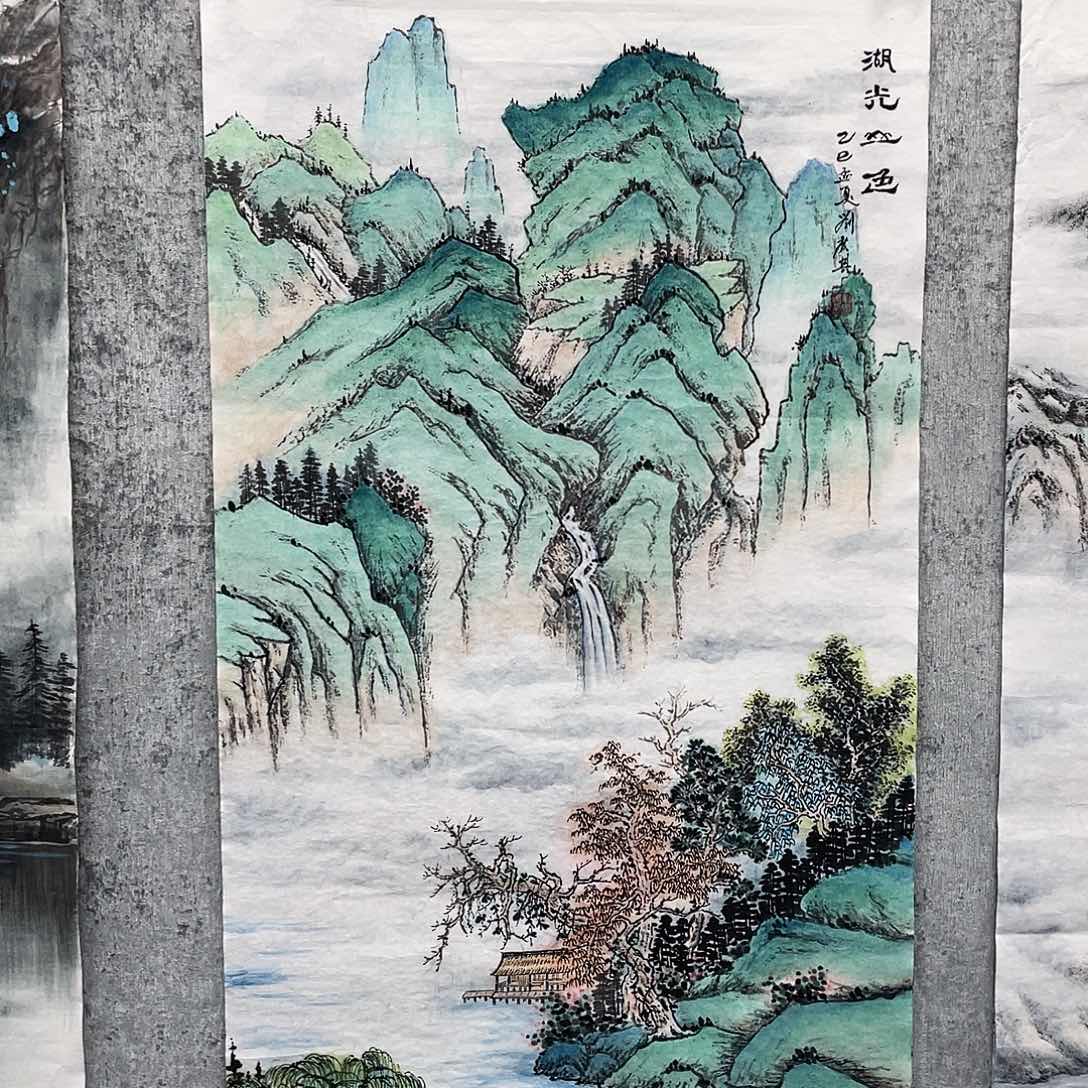 国画小**典绘画作品刘广其画芯