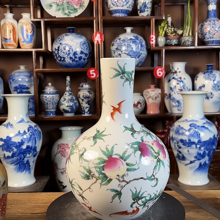 陶瓷景德镇陶瓷赏瓶