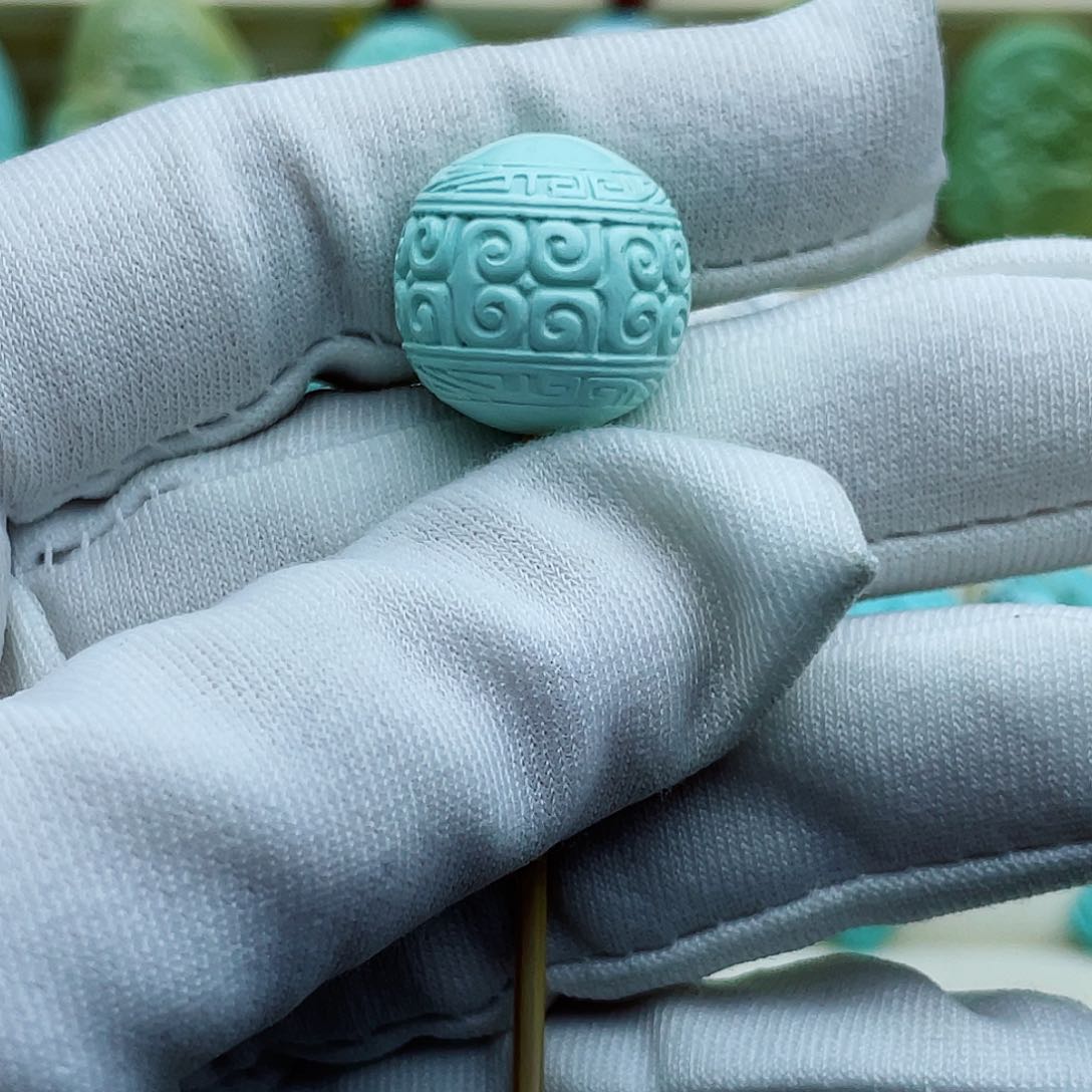 未镶嵌绿松石珠宝半成品