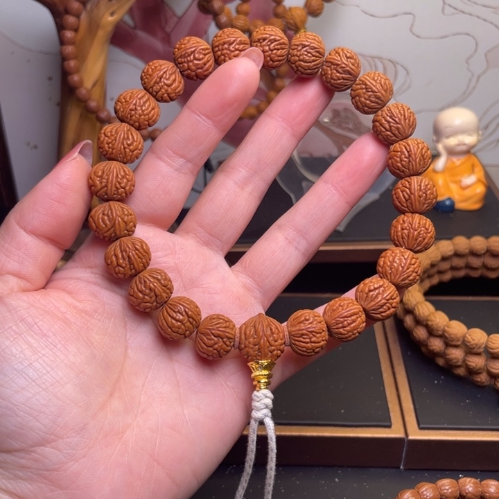 桃核吊坠龙文桃核