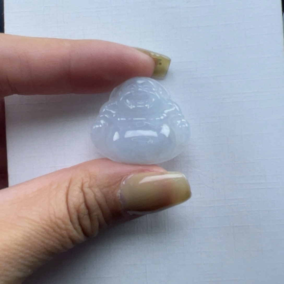 ****翡翠未镶嵌颈饰佛公