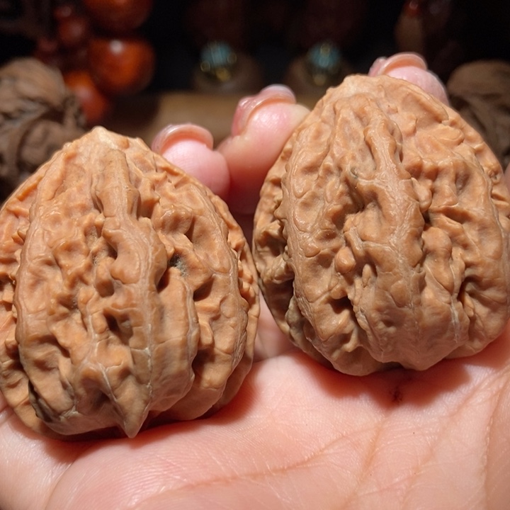 把件文玩核桃东北楸子小雪101