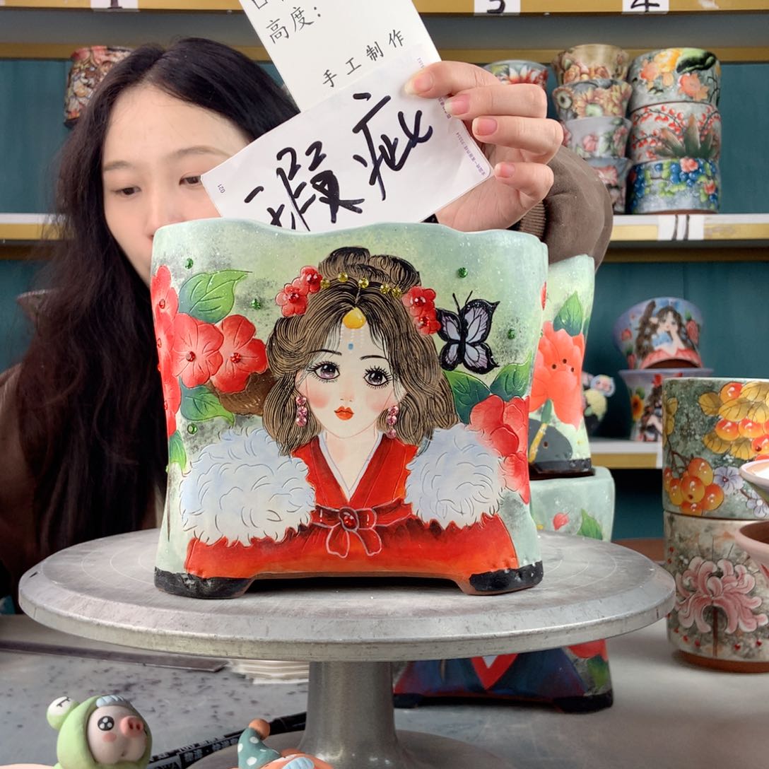 罐Y*景德镇手工瑕疵353