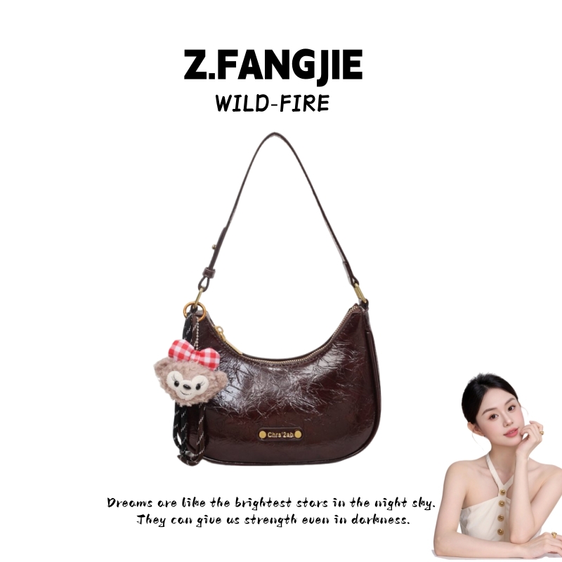 【王者专属】小众通勤单肩腋下包女新款高级感单肩斜挎包小众月牙包