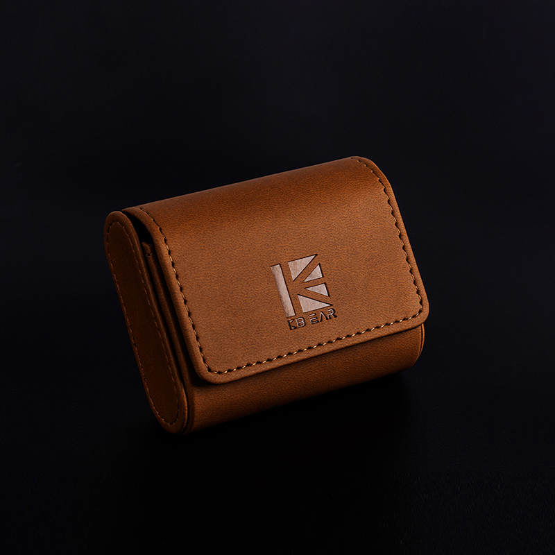 KBEAR魁宝耳机数据线收纳包充电宝U盘数码收纳包纯皮保护套