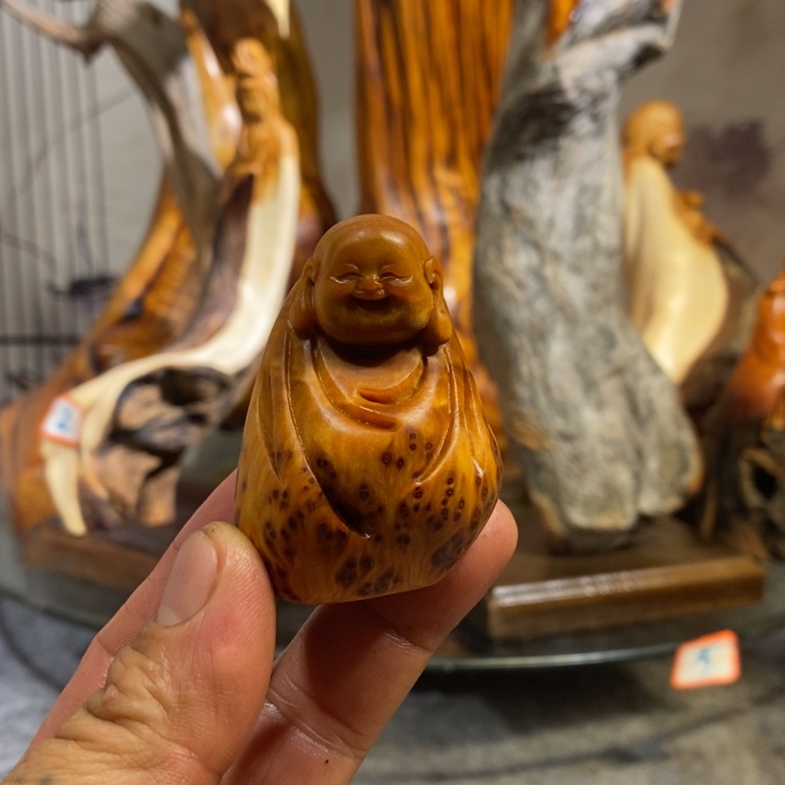 【闪购商品】柏木（崖柏）木雕工艺品摆件家居装饰手把件