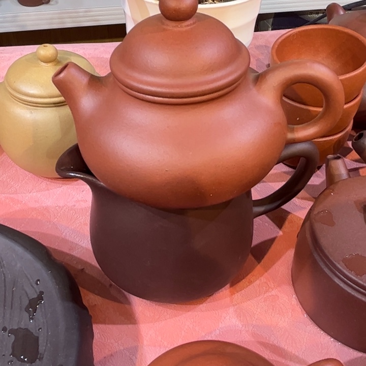 茶壶紫砂底槽青容天200cc