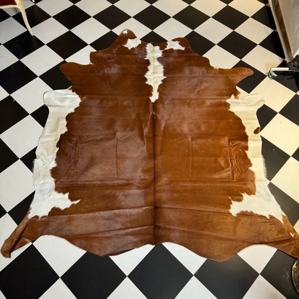 【本尼家】F05 230x205cm专拍牛皮地毯家用轻奢手工