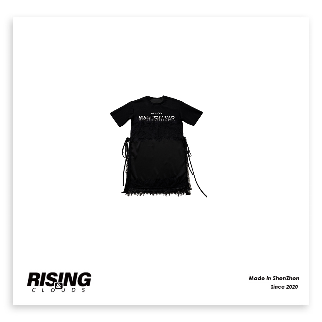 莎莎【冰岛】丁达尔穿搭气质宽松显瘦拼接连衣裙040071