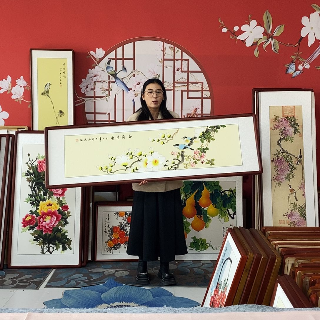 国画手写手绘47✖️162国画作品