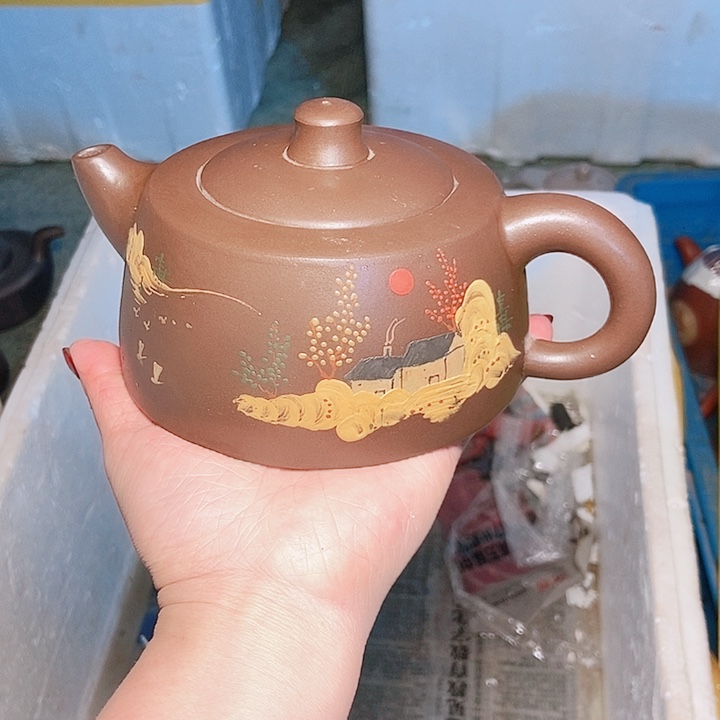 紫砂茶杯宜兴紫砂手工制作