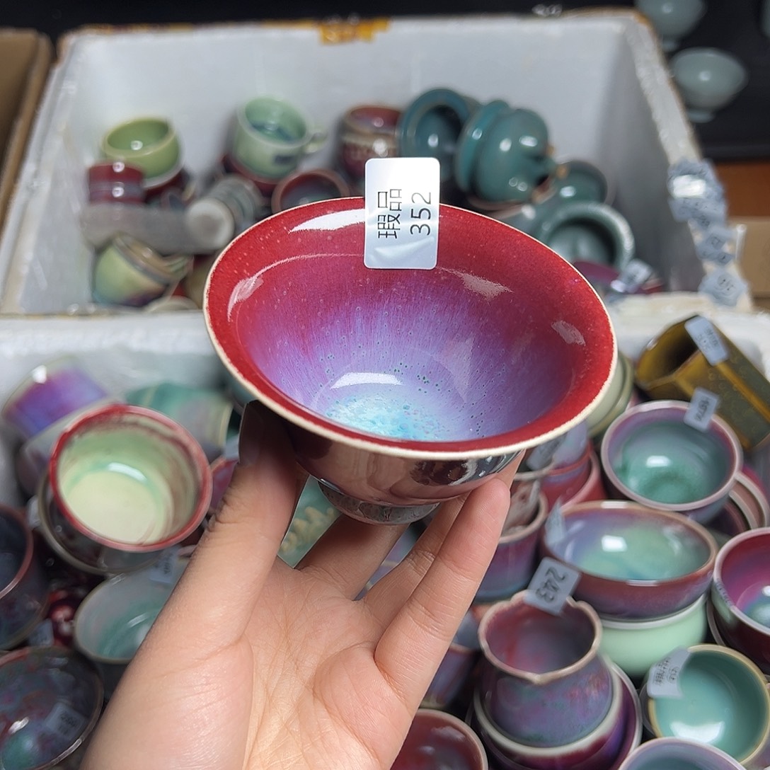 陶摆件窑口自销原矿钧瓷