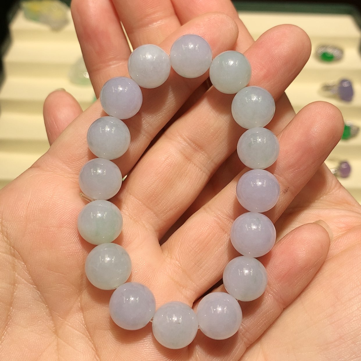 【闪购商品】翡翠手串未镶嵌缅甸A货