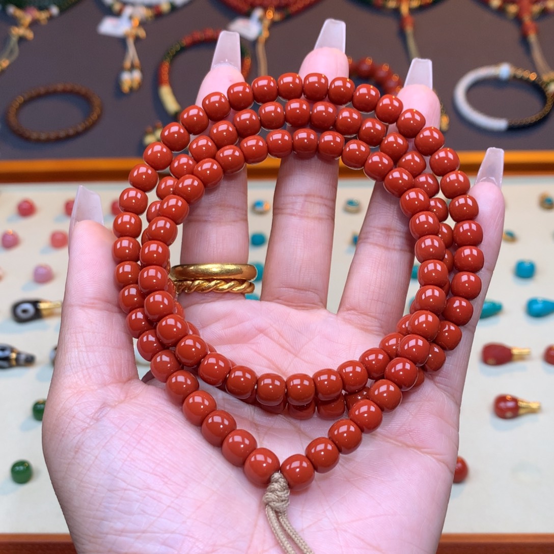 南红玛瑙未镶嵌颈饰