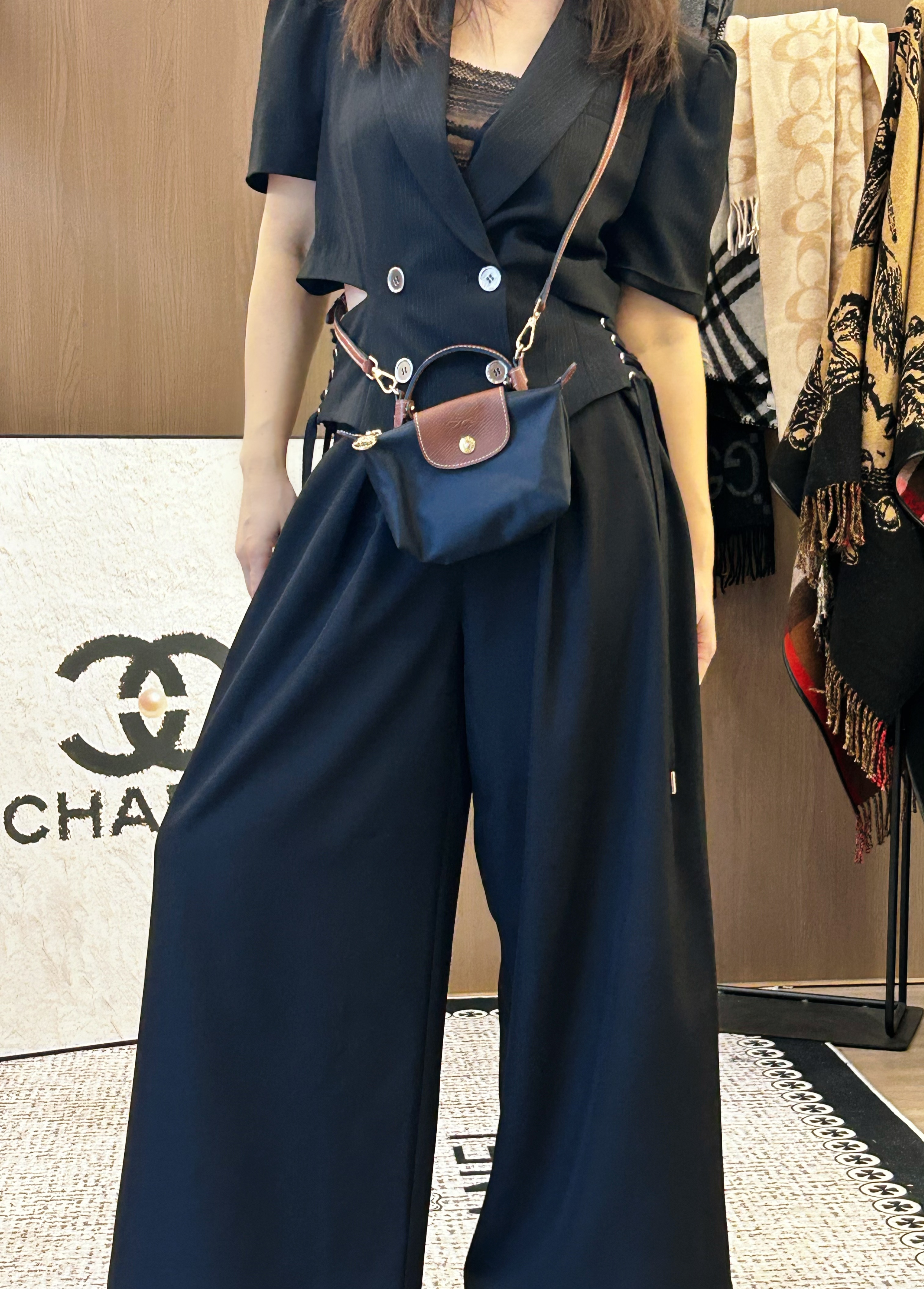 mini单柄品质尼龙布料便捷收纳手提袋/LX