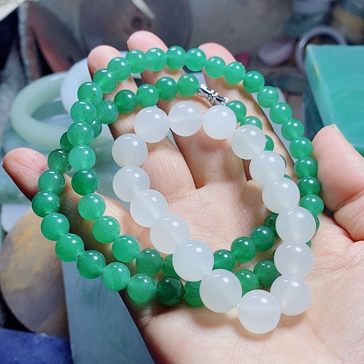 石英质玉手链未镶嵌雨*