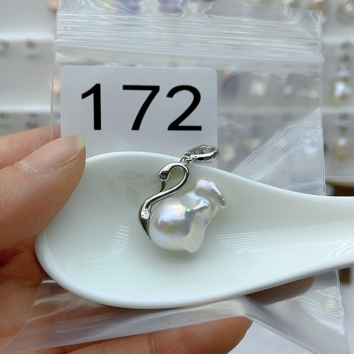 淡水珍珠颈饰银S925镶嵌