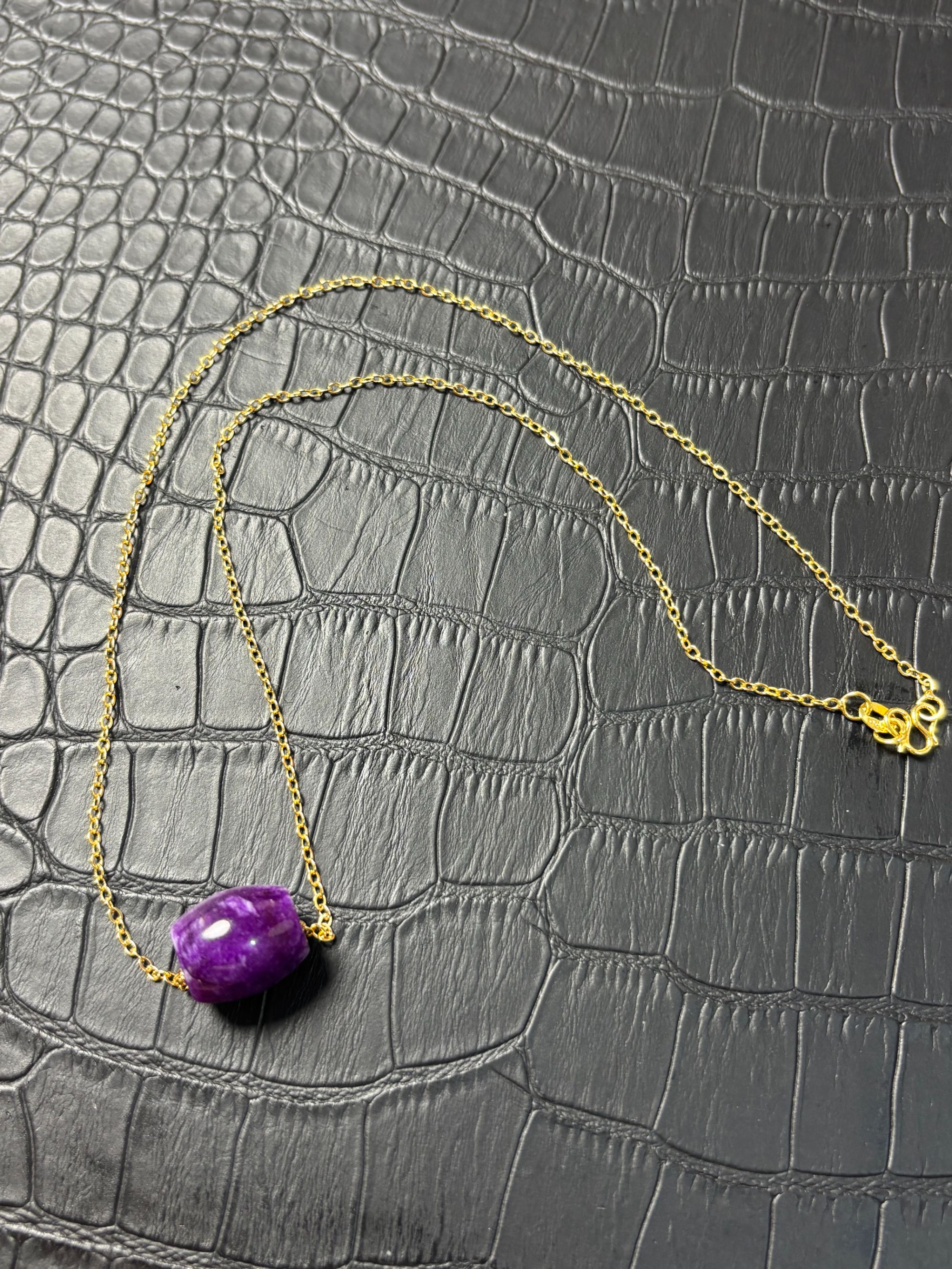 【舒紫阁】南非老矿料桶珠单株W33