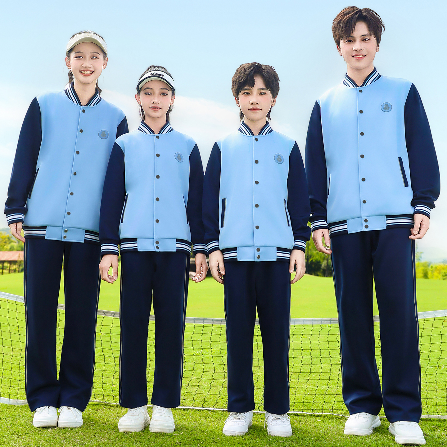 江西南昌市统一校服中小学生指定班服套装初高中春夏秋冬运动服装