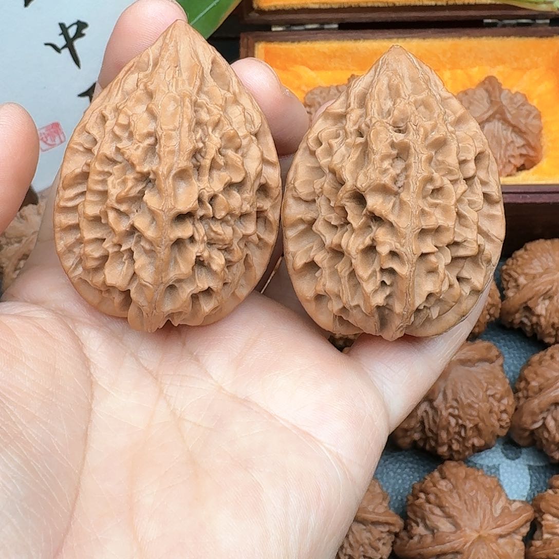 文玩核桃把件40老鼠有修