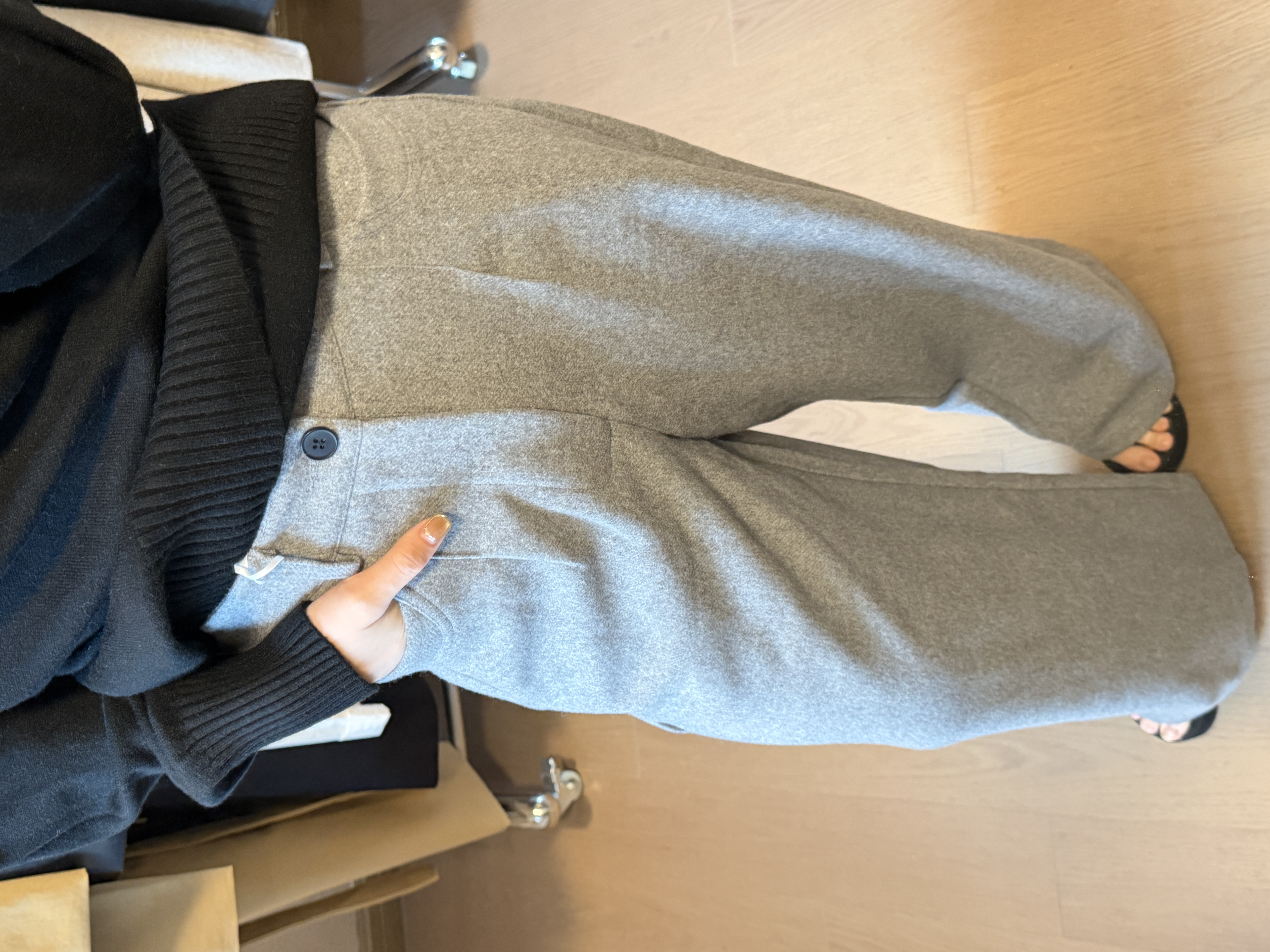 Yoen shop阔腿裤秋冬纯色长裤