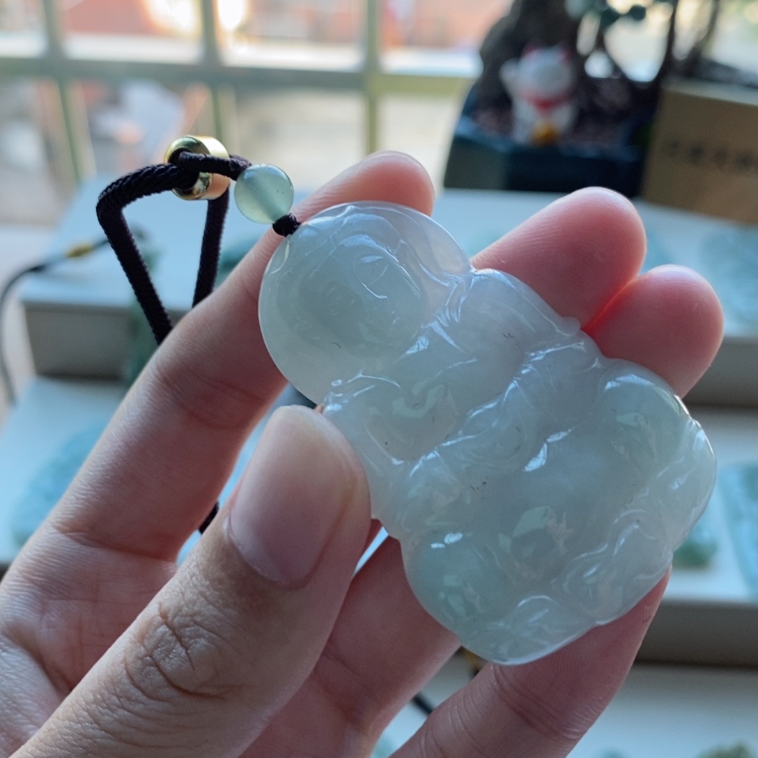 【闪购商品】颈饰未镶嵌翡翠天然缅甸A货翡翠