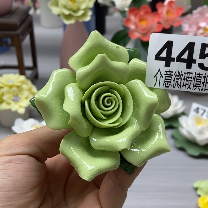 陶瓷手工制作陶瓷花