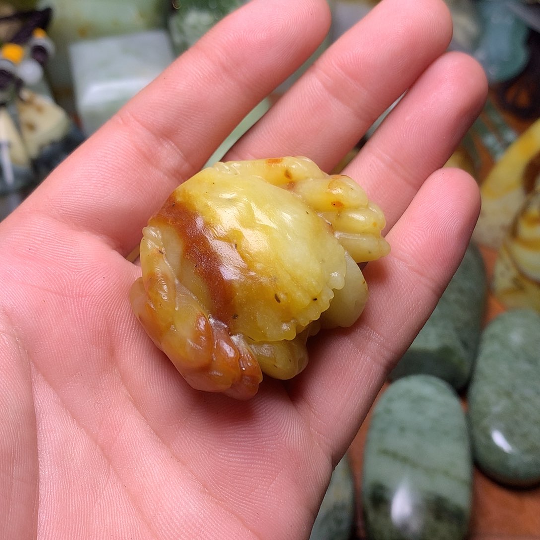 未镶嵌岫玉岫玉手把件