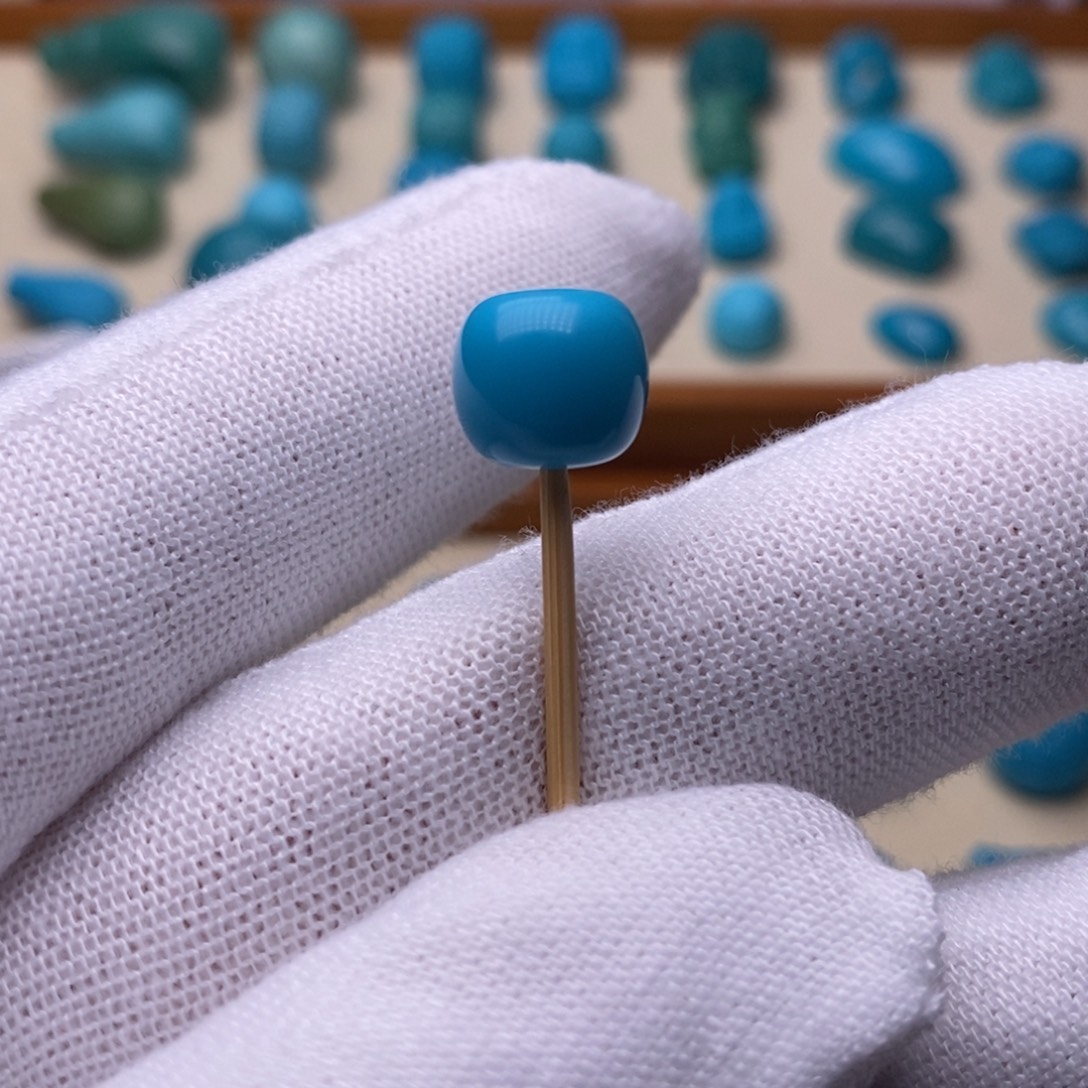 绿松石未镶嵌绿松石老型9.9