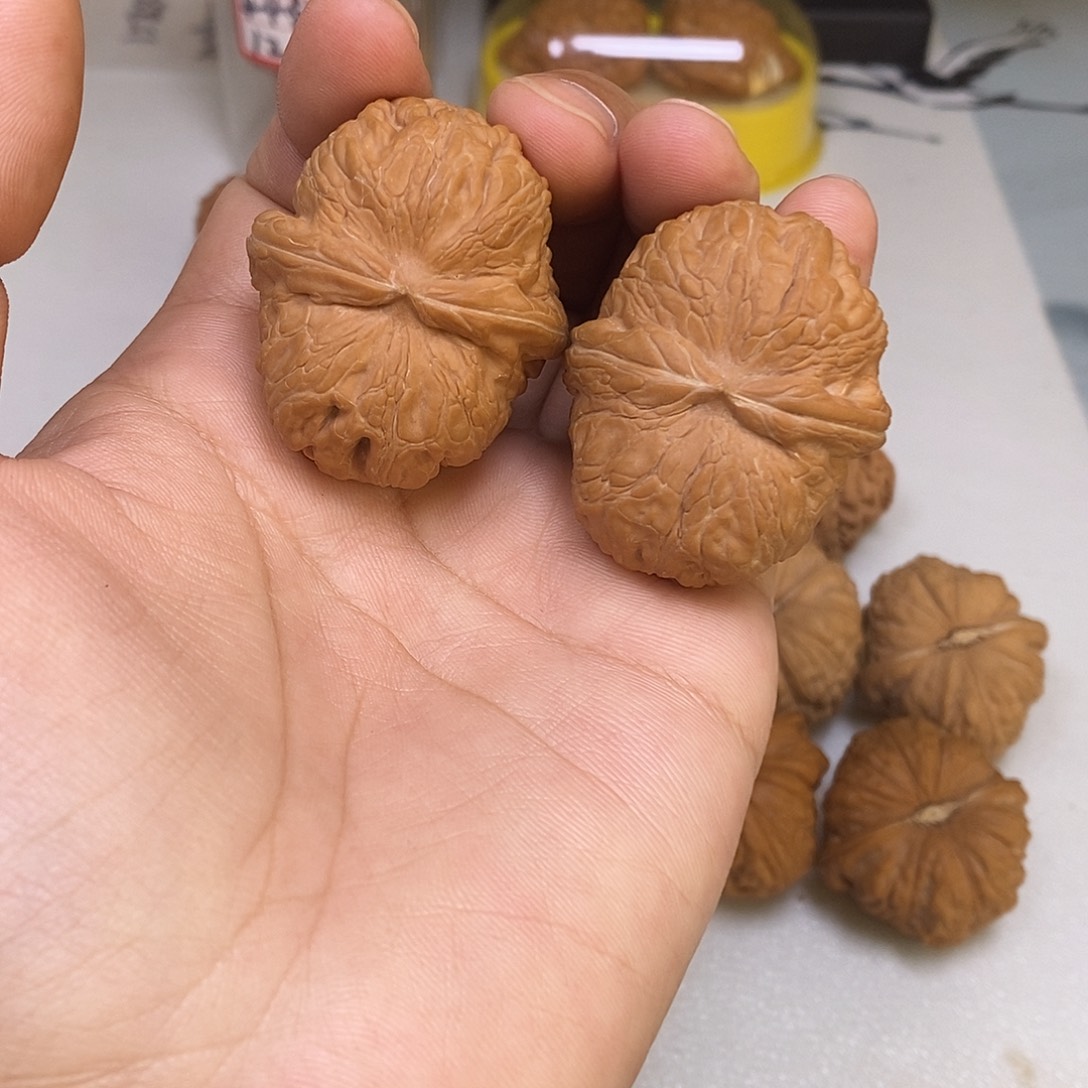 吊坠文玩核桃43尺元宝，全品