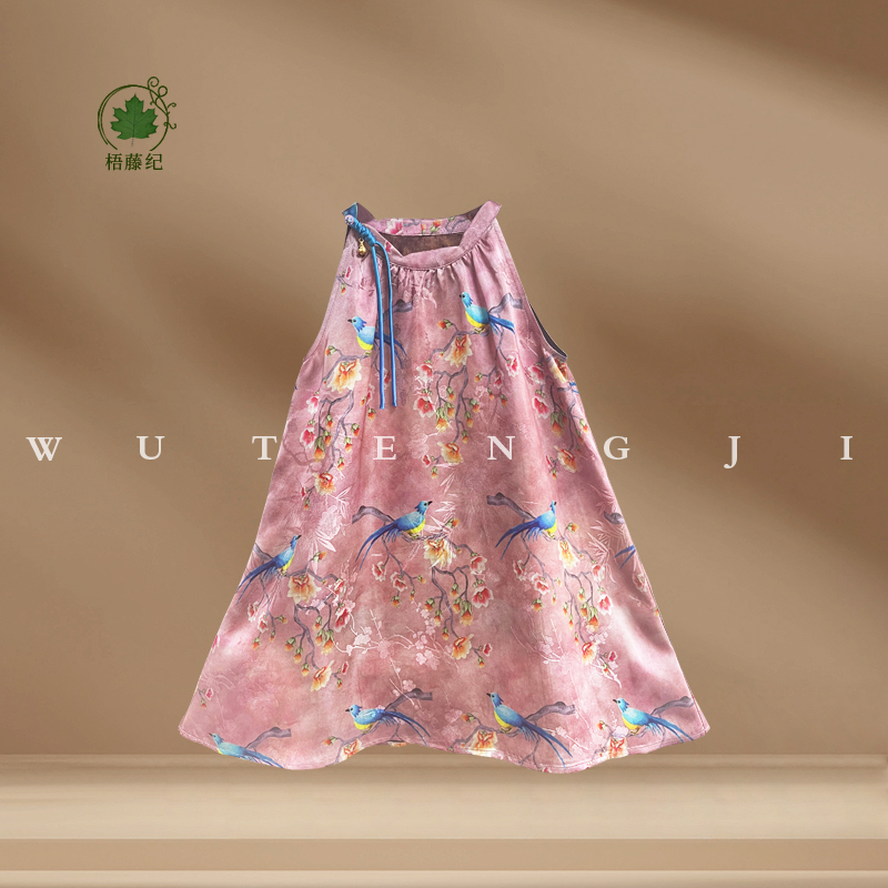 【现货】【100木薯丝】【珞纱】2025夏季新款国风女童连衣裙25XT705FS