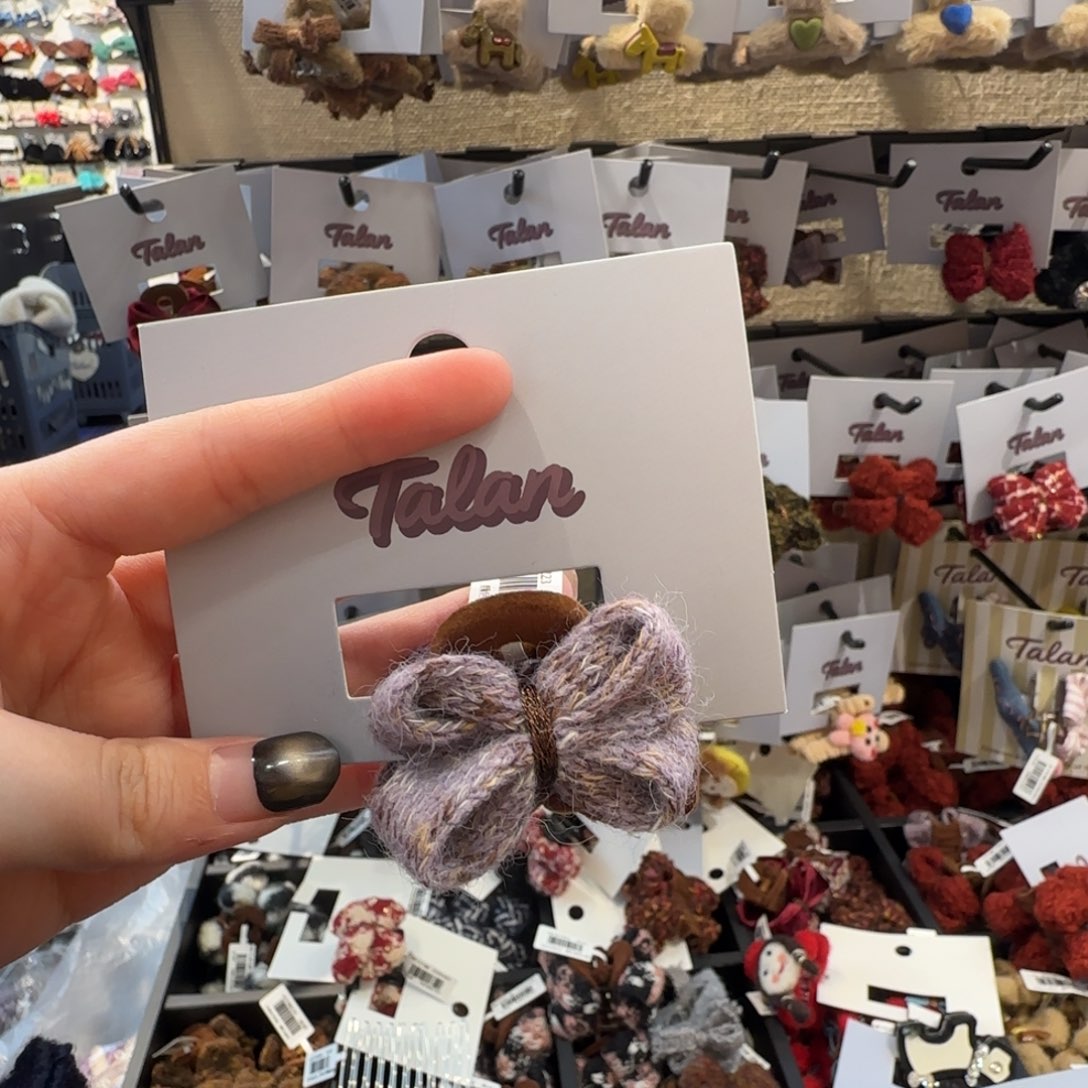 布艺铁合金紫色小抓