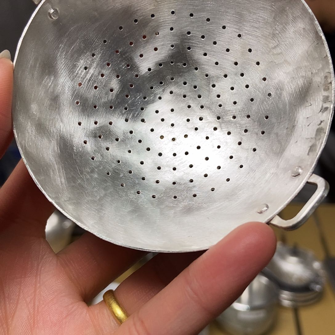 足银999纯手工小茶漏