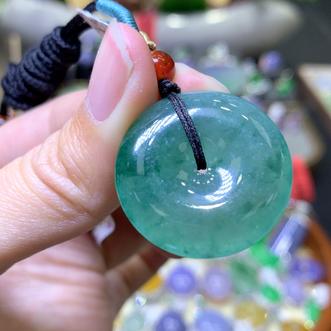 【闪购商品】翡翠颈饰未镶嵌翡翠吊坠项链