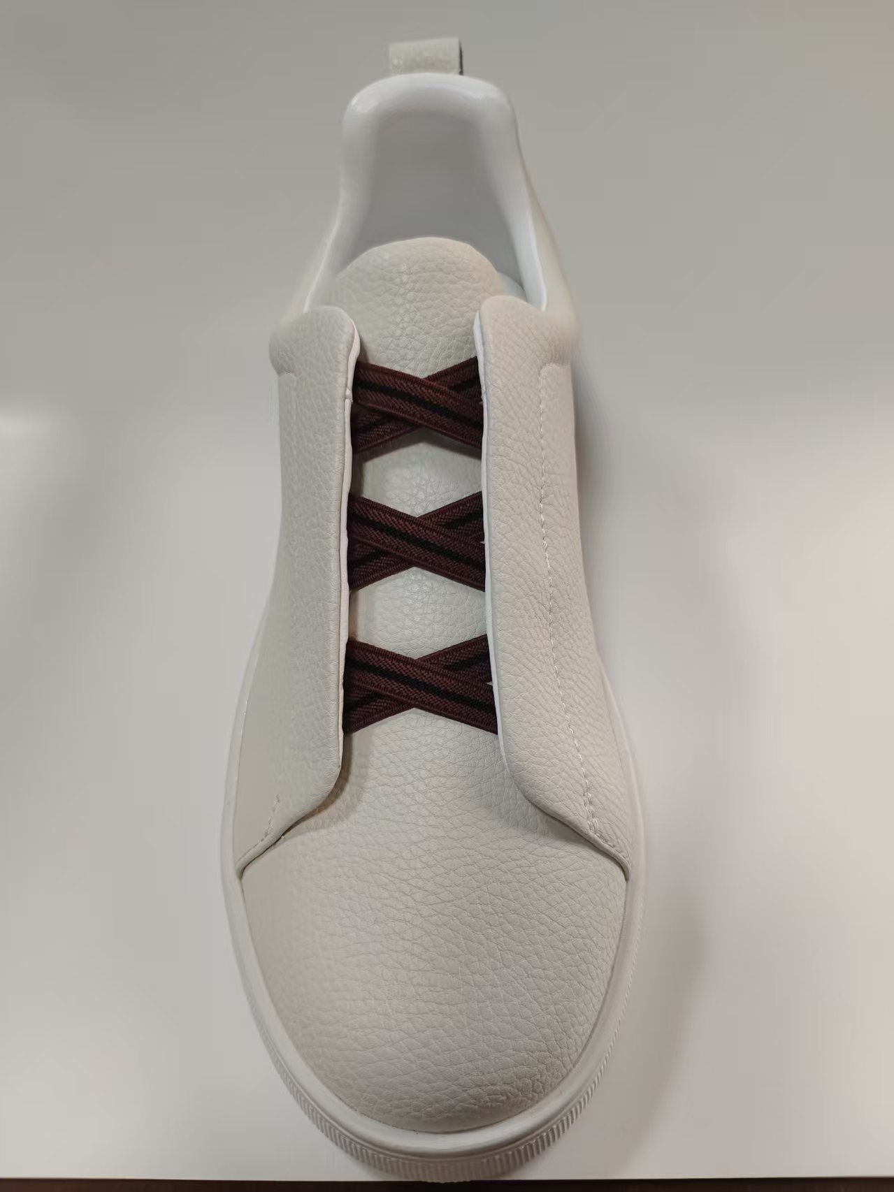 6126明星同款潮牌小白鞋真皮运动休闲鞋夏季透气一脚蹬懒人鞋板鞋