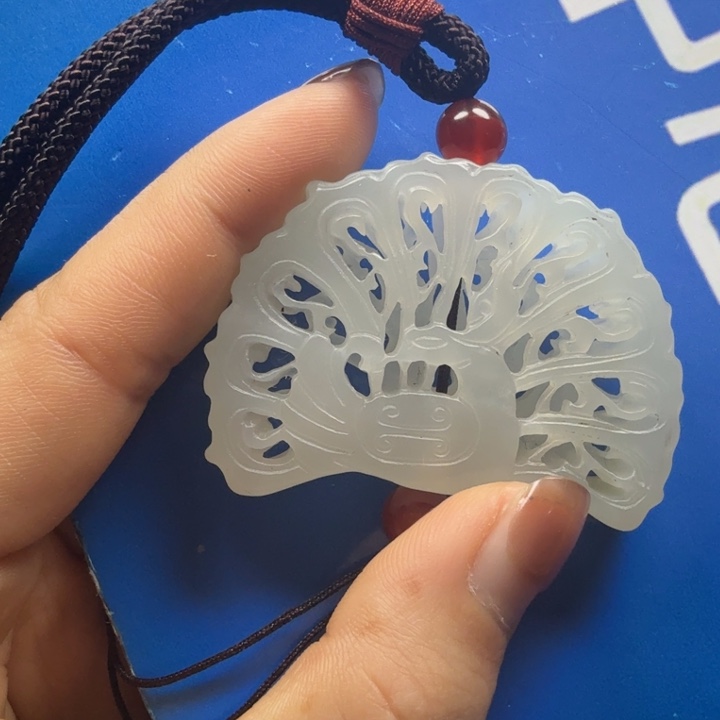 周***平和田玉未镶嵌挂件