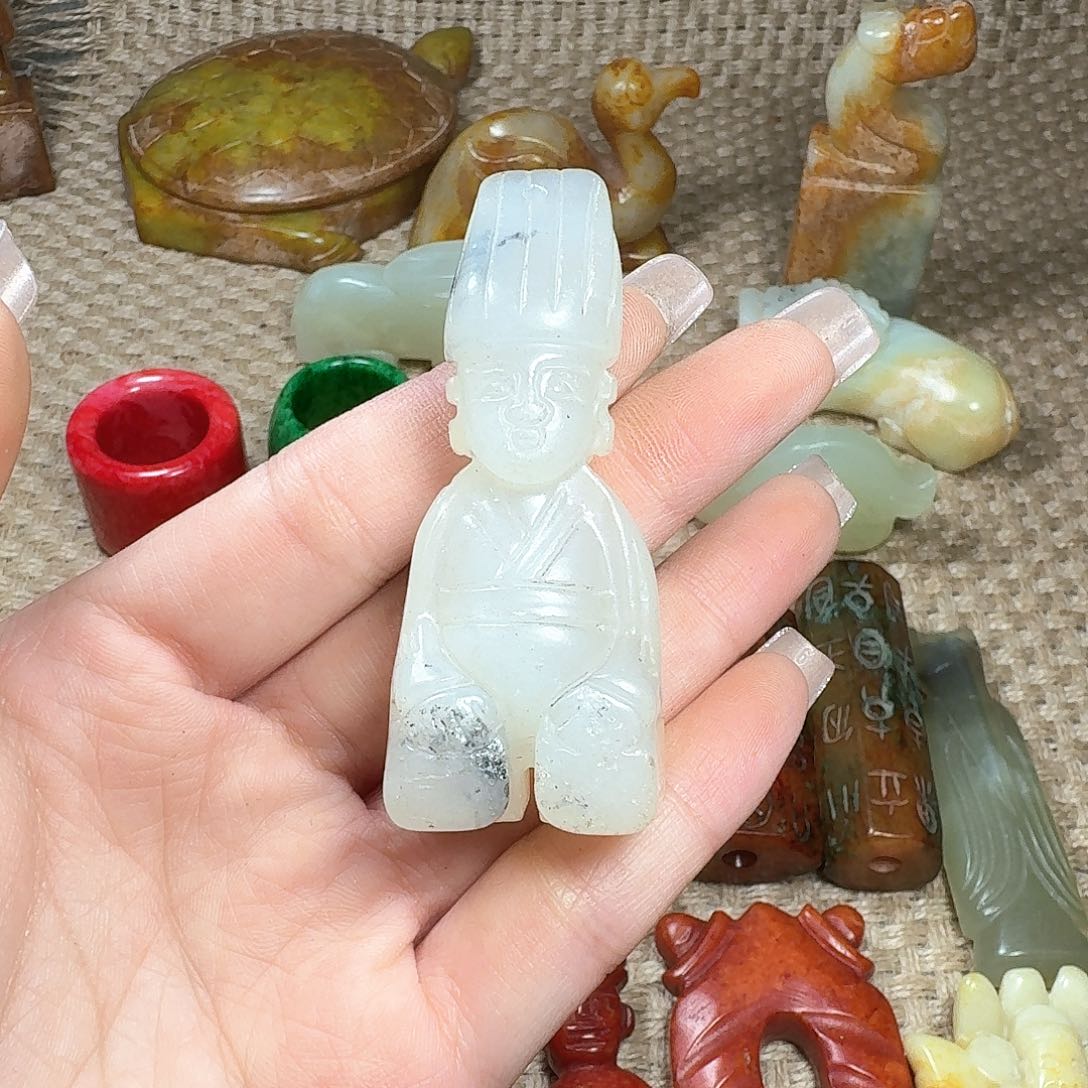 白玉菩提吊坠挂件