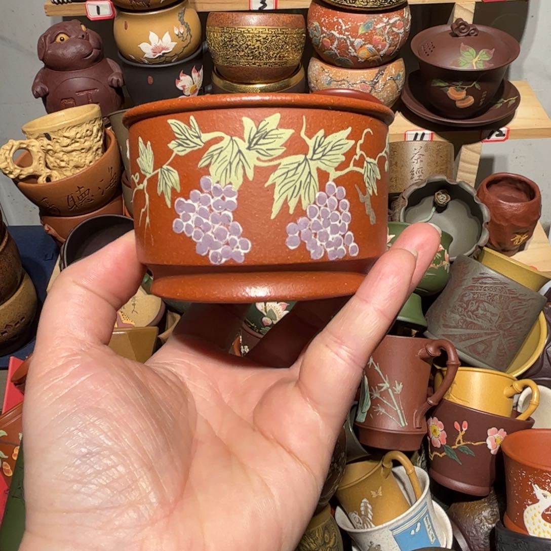 紫砂茶杯宜兴紫砂主人杯