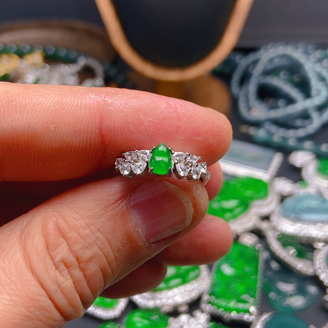 翡翠戒指未镶嵌428戒指