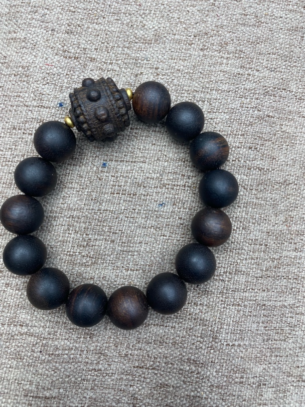 沉香木串文玩老料 222号